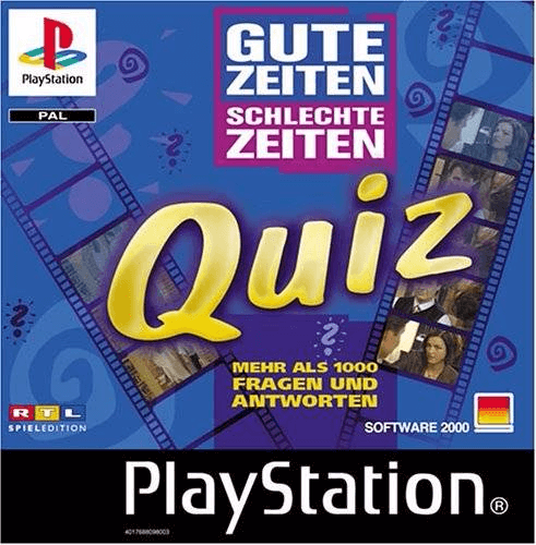 Gute Zeiten Schlechte Zeiten Quiz box art for Playstation